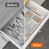 Lifewit Silverware Organizer for Kitchen Drawers, Expandable Utensil Tray with