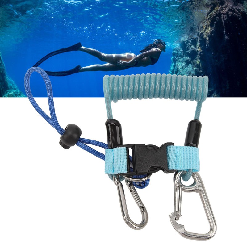 Diving Hook Rope Stainless Steel Flexible Anti Lost Diving Camera