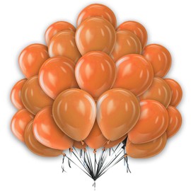 Orange Balloons 25 pcs 12 inch Matte Latex Balloons Orange Party Balloons for Birthday Party Baby Shower Decorations Wedding Party Easter Decorations