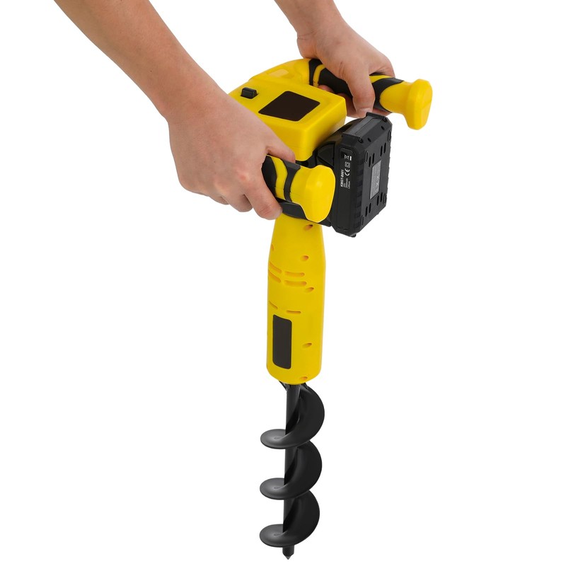 Cordless Electric Post Hole Digger, Earth Auger Hole Digger, Electric
