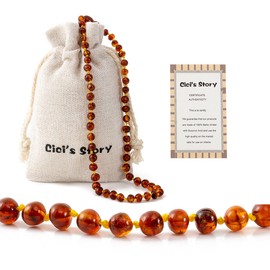 Cici's Story Baltic Natural Amber Necklace, 3 Sizes, 5 Colours, amber, Amber