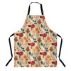 BGBDEIA Colorful Mushroom Kitchen Apron for Women Men, Adjustable Apron