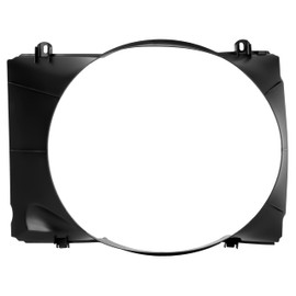 HECASA Radiator Cooling Fan Shroud Compatible with 1987-1993 Ford Bronco F150 F250 F350 Replacement for E5TZ8146H FO3110112 Front Standard Duty PP Plastic Black