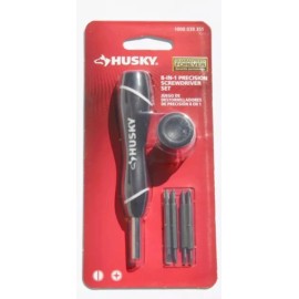 Husky 8-In-1 Precision Screwdriver Set - Phillips PH000 & Slotted Flathead 7501