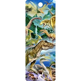Dinosaur Valley 3-D Bookmark with Tassel