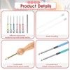 12 Pieces Punch Needle Kit, Embroidery Punch Needle Tool Adjustable