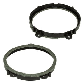 tomzz Audio 2845-006-1 Speaker Rings Adapter Brackets Compatible with Renault Clio 3 Twingo 2 and 3 Door Front 165 mm DIN Speaker