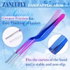 zanlufly Lash Extension Kit Fox Eye Lash Clusters Manga Cat