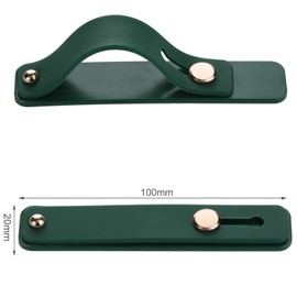 Weewooday 6 Pieces Phone Grip Holder Cell Phone Grip Strap Telescopic Phone Finger Strap Stand Universal Finger Kickstand for Most Smartphones (Chic Colors)