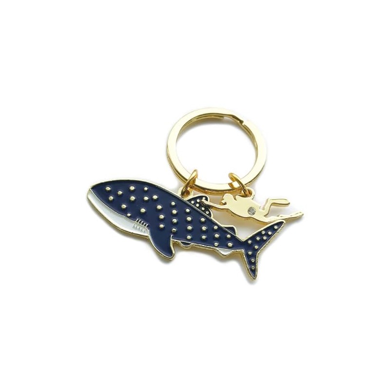 World Shoji 105624 Aquatic Keyring Ginger Shark Keychain