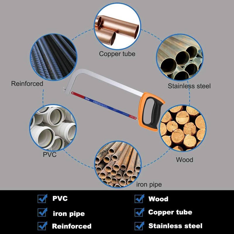 30 Pcs Hacksaw Replacement Blades, JatilEr Metal Cutting Hacksaw Blades