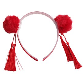 Ecuupas The Spring Festival Headband Chinese New Year Hairbands for Women Girls Kids Head Wear Gifts The Spring Festival Head Accessories Head Wear Gifts