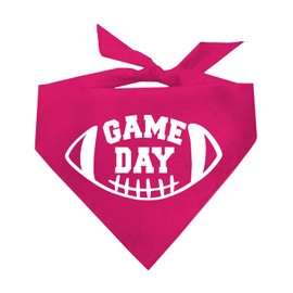 Game Day Football Dog Bandana (Hot Pink, XS 323)