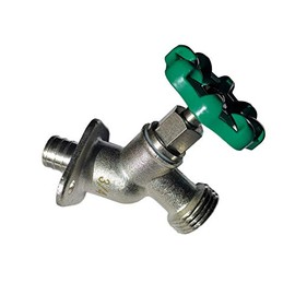 10 Pieces XFITTING 3/4" Pex X 3/4 GHT Sillcocks, GHT (Garden Hose Threaded), For Use with Water or Oil, Crimp Fittings - Brass, Pex B, 10 Packs