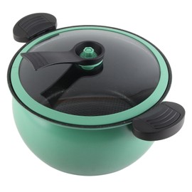 Micro Pressure Cooker Fast Cooking Cookware, 31 * 28 * 17cm Non Stick Microwave Kitchenware, Multi Functional Big Capacity Universal Stew Pot (7L)