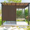 Cool Area Sun Shade Cloth with Grommets 3/4/6/8/10/12/16/20 FT Shade