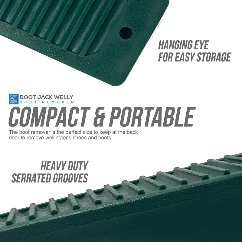 Boot Jack Welly Boot Remover Puller with Scraper Durable Construction
