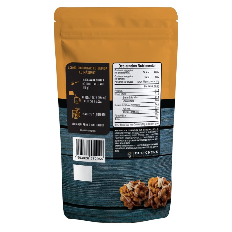 Toffee Nut Latte 180gr - Teisti