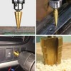 Fongmore 4-32mm HSS Titanium Coated Step Drill Bit High Speed