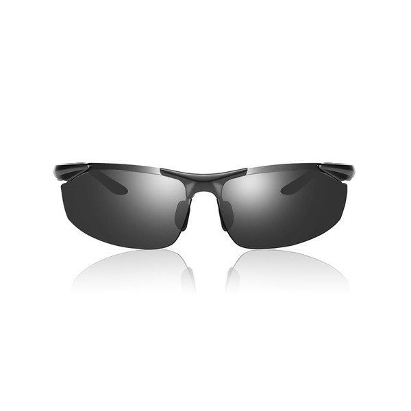 Glazata Polarized Sunglasses UV 400, UV Protection, Metal Frames, Sports Sunglasses, Driving, Baseball, Cycling, Fishing, Running, Golf, Car, Unisex, Light Dimming Polarized Sunglasses