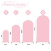 bricia Wedding Arch Backdrop Stand Cover, 6.6FT Double Sided Stretchy