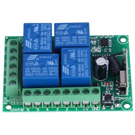 Wireless Remote Control Momentary Switch System Sender & Empfänger mit Empfänger Relais Smart House Equipment für Haus Garagentore Verwenden DC12V 4-CH 433 MHz