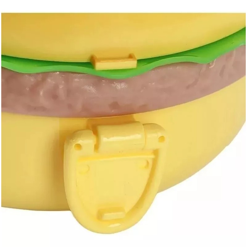 Molin Lonchera Forma Hamburguesa O Emparedado Circular Box Lunch