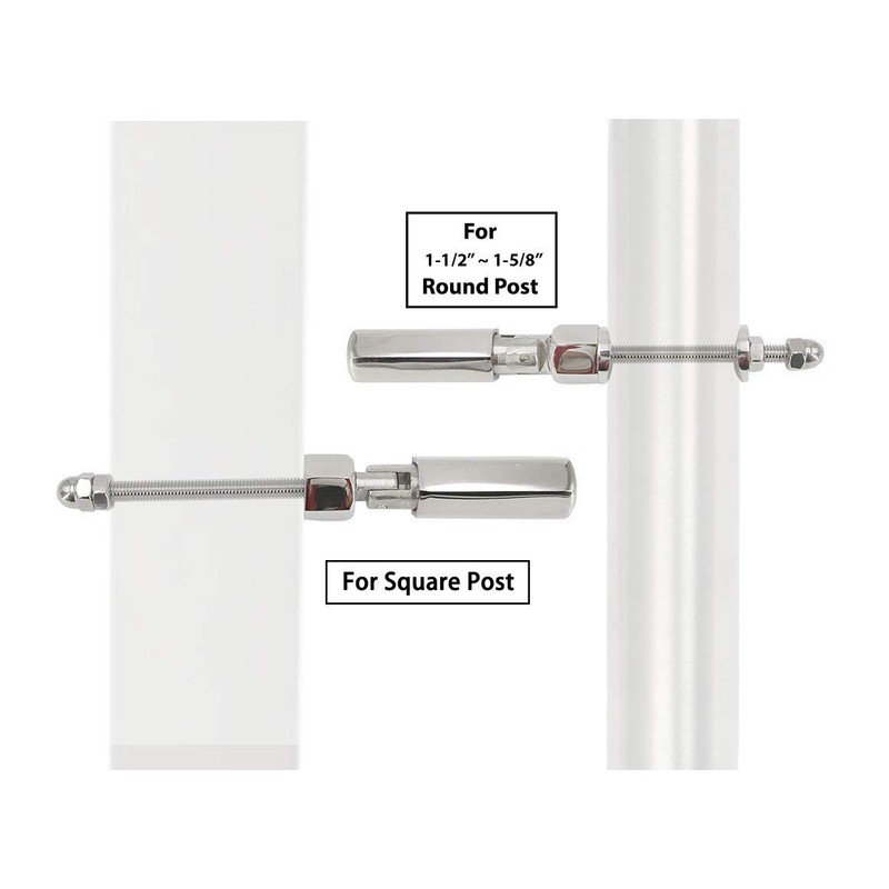 Stainless Steel 316 Grade Staircase Cable Railing Adjustable Tensioner Threaded