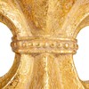 Creative Co-Op Decorative Fleur de Lis Resin Bookends, Gold