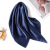 Glamorstar Satin Neck Scarf 6 Packs Square Handkerchief for Women