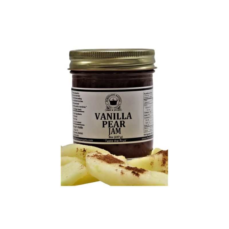 Vanilla Pear Jam, 8 oz