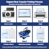 20Pcs Sublimation ID Badge Holder with Lanyards Leather Lanyard Card
