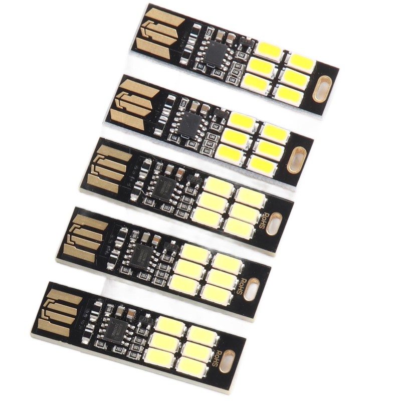 5PCS USB Night Light Stepless Dimming Touch Sensor Switch Mini