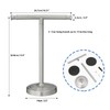 RUMOSE 13 Inch Brushed Nickel Towel Stand Hand Towel Holder