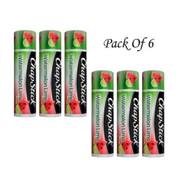 ChapStick Bulk Lip Balm, Watermelon Lime, 6-Pack