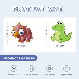 CUTELIILI 50 PCS Cute Animal Water Bottle Sticker vinyl Waterproof Vsco Laptop Skateboard Sticker Aesthetic Class Prize Water Bottle Phone Sticker for Kids Teen Girl