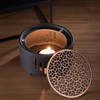 Teapot Warmer Kit with Bronze Color Mat Functional Convenient Tea
