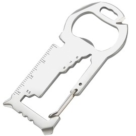 Fathers Day Dad Gifts, Keychain Multi-tool for Men, Stainless Steel 15 Functions in 1 EDC Tools as Key Bottle Opener, Pocket Screwdriver, Mothers Day, Birthday, Mens Gifts for Him (Trophy)