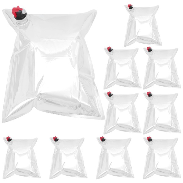 MAGICLULU 10pcs Wine Purse Refill Bags Refill Bladders 5L Refill