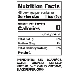 Tia Lupita Hot Sauce - 8oz Bottle - Made with Red Jalapeno Peppers, Flavorful Heat, Medium Spice, Smoky with hints of Sweetness, All Natural, Non GMO, Gluten Free, No Sugar, Low Sodium