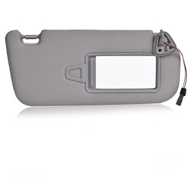 Elantra Sun Visor US Version Right Passenger Side Fit for 2007-2010 Hyundai Elantra Replace OE# 852022H0208M Gray Fabric (Right Passenger Side)