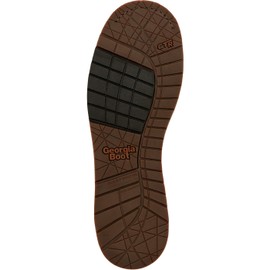 Georgia Boot AMP LT Wedge Waterproof Moc-Toe Work Boot, Brown, Size 9(M)