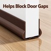 PVC Door Draft Stopper Seal – 36.61-Inch Wind, Dust &