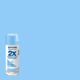 Rust-Oleum 249093 Painter's Touch 2X Ultra Cover Spray Paint, 12 oz, Gloss Spa Blue