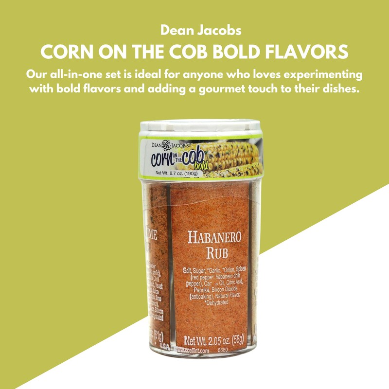 Dean Jacobs Bold Corn on the Cob 4-in-1 Seasoning