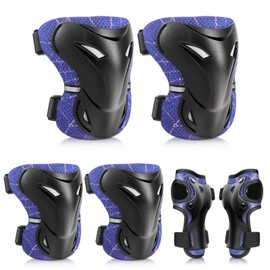 YooxArmor Adjustable Kids Knee & Elbow Pads Set with Wrist Guards for Ages 3-6 – Protective Gear for Skateboarding, Cycling, Roller Skating, Scooter, BMX, Inline Skating