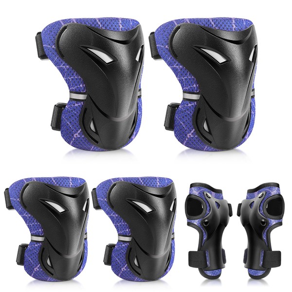 YooxArmor Adjustable Kids Knee & Elbow Pads Set with Wrist