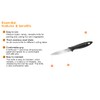 FISKARS Cuchillo para mondar, Stainless Steel Standard, 30 x 20