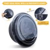 Efforias (50 Pack, 24oz) Round Plastic Meal Prep Containers -