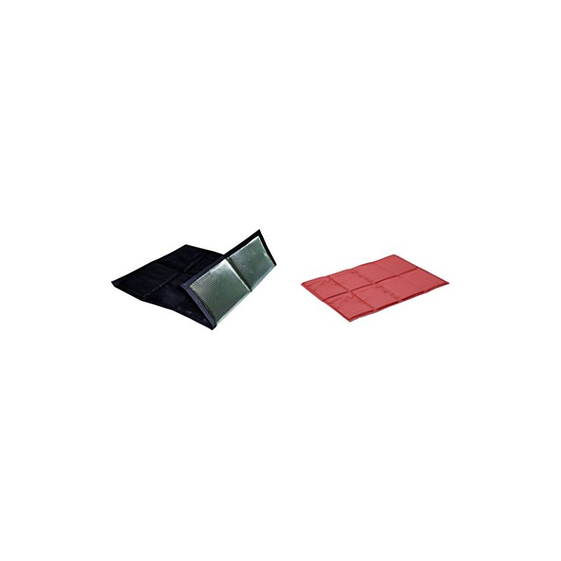 Sin4sey Set of 2 Folding Travel Seat Cushions, Insulated Underside,